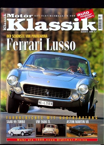 Deckblatt Motor Klassik (03/2001)